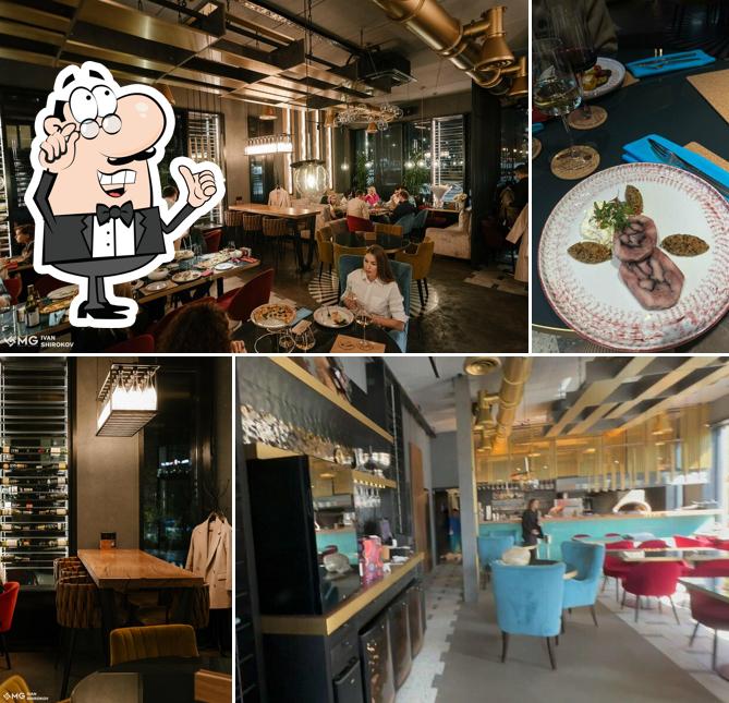 Посмотрите на внутренний интерьер "Нобель"