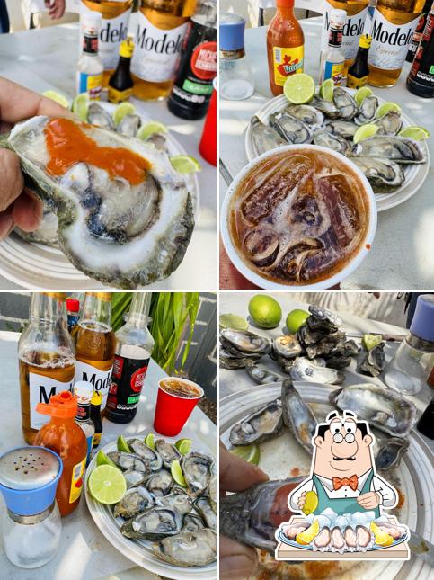 La chula mariscos crudos Caucel