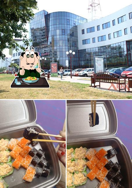 Еда и внешнее оформление - все это можно увидеть на этом изображении из Ниндзя ФУД