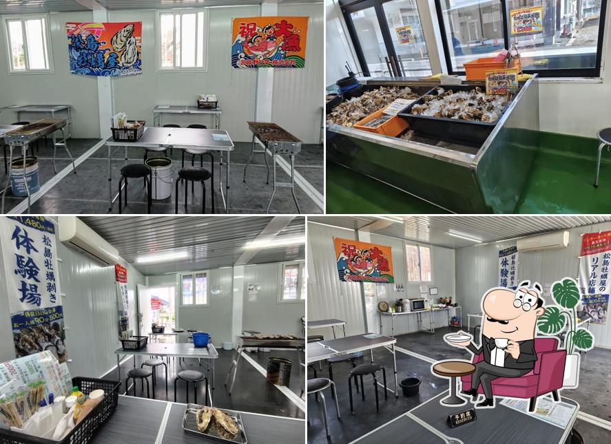 漁師直営牡蠣小屋 with 小さな釣り堀（松島牡蠣剥き体験場）