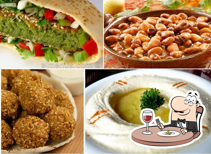 Wemby for beans and falafel