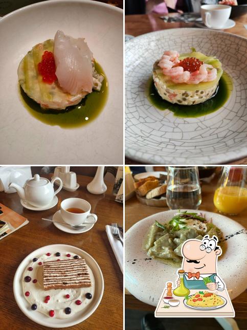 Еда в "Почтовой Конторе 1786"