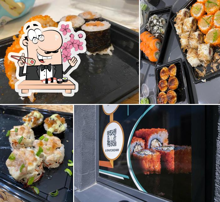 Попробуйте разные виды суши