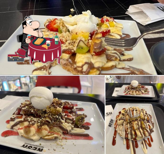 Nesh waffle coffe