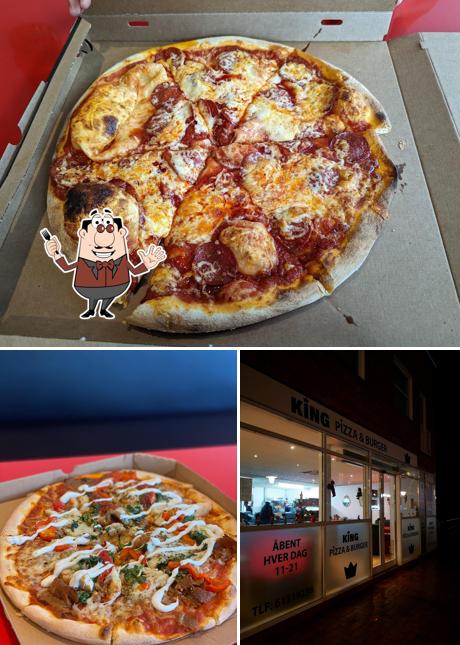 King pizza og burger