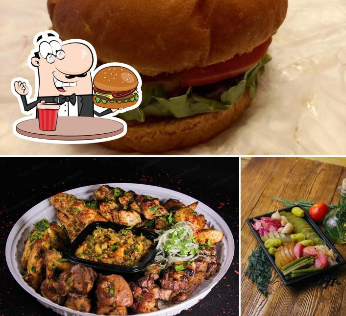 Гамбургер в "Гора Вкуса"