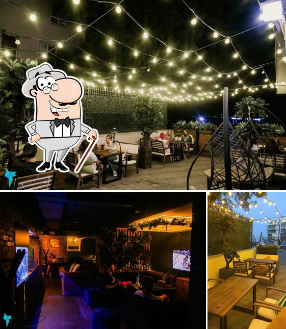 Внешнее оформление и барная стойка в Teplo lounge