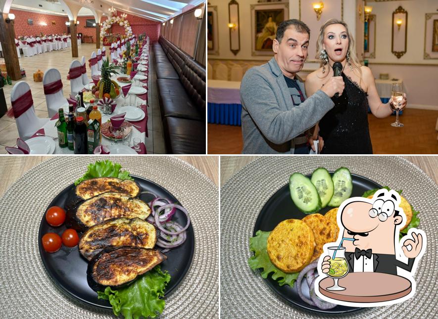 Посмотрите на это изображение, где видны напитки и внутреннее оформление в Арарат