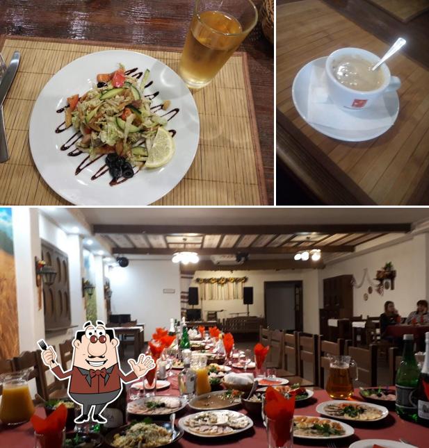 Взгляните на это фото, где видны еда и напитки в Корчма у Солохи