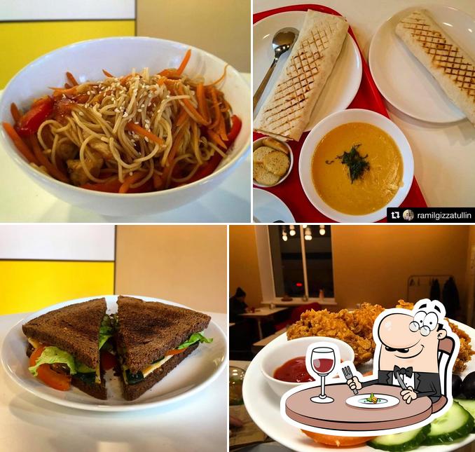 Блюда в "Кафе Мускус"