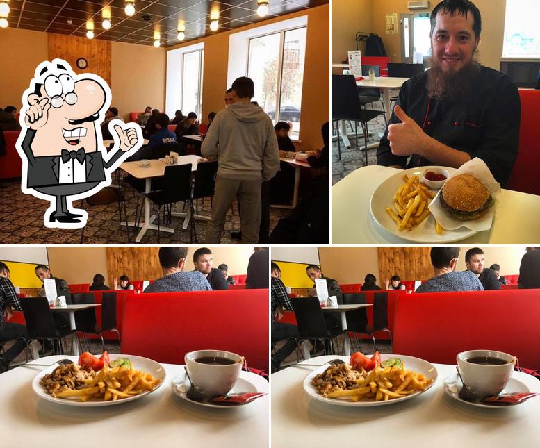 Посмотрите на внутренний интерьер "Кафе Мускус"