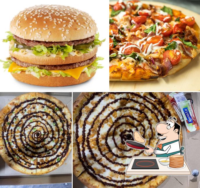 Pizza & Burger.