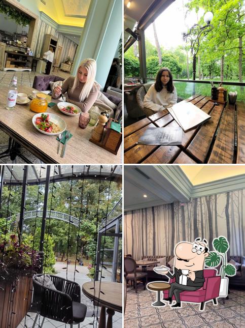 Посмотрите на внутренний интерьер "Чайный домик"