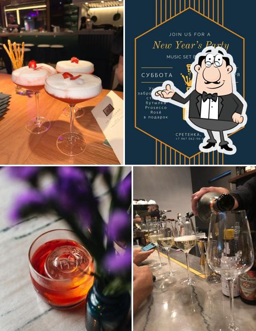 Посмотрите на внутренний интерьер "Просекко бар Pr11"