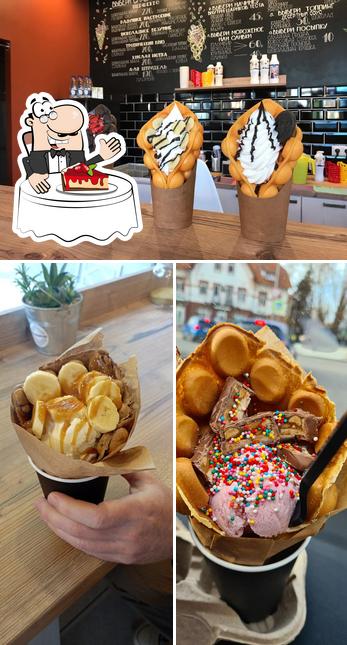 "The Waffles" представляет гостям разнообразный выбор десертов