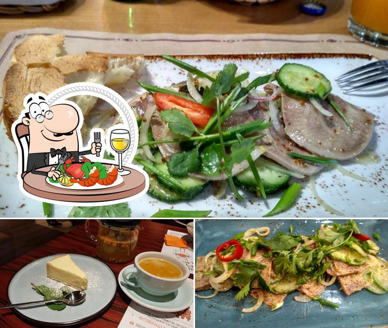 В "Курагадиване" вы можете попробовать разные блюда с морепродуктами