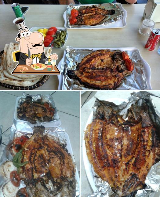 Salmon fish restaurant