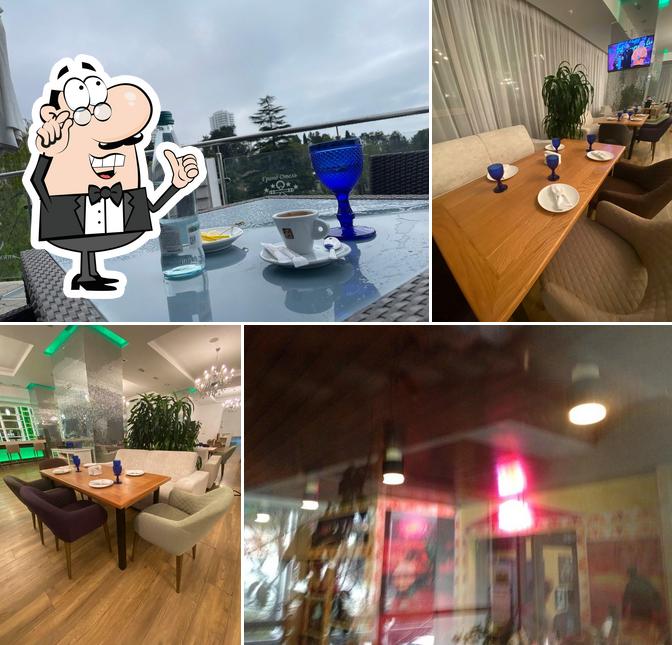 Посмотрите на внутренний интерьер "Американского Дайнера"