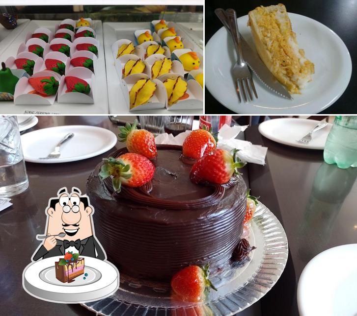 Шоколадный торт в "Confeitaria Delicerse em Porto Velho"