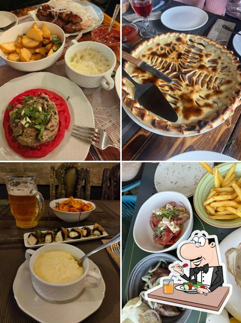 Еда в "Трактире " старый мост""