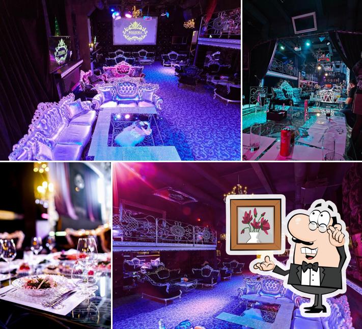 Посмотрите на внутренний интерьер "Караоке-клуб "Богема""