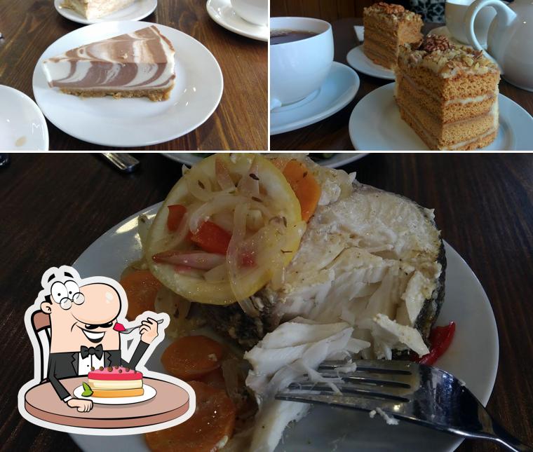 "Камин" предлагает широкий выбор сладких блюд