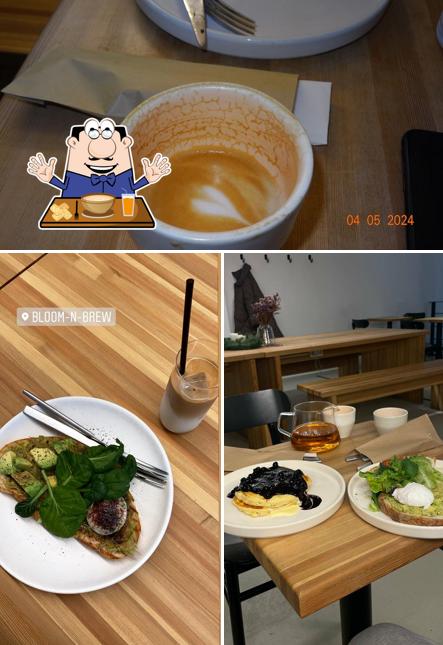 Блюда в "Bloom-n-Brew Baum"