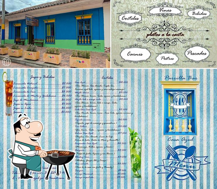 Restaurante casa azul