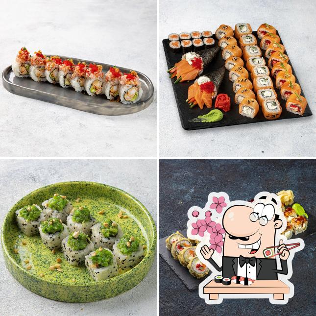 В "Sushi Rollbox" предлагают суши и роллы