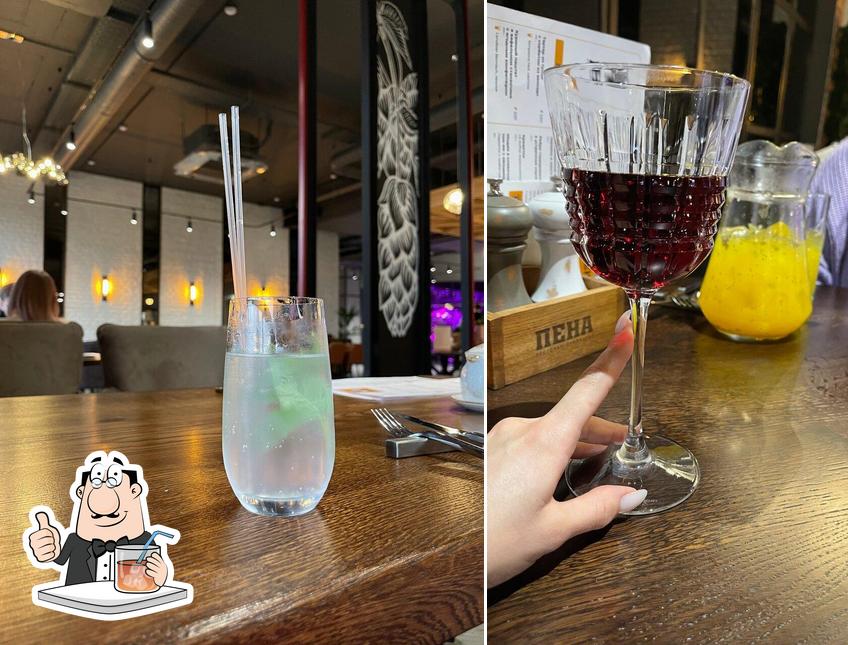 Закажите напиток из меню