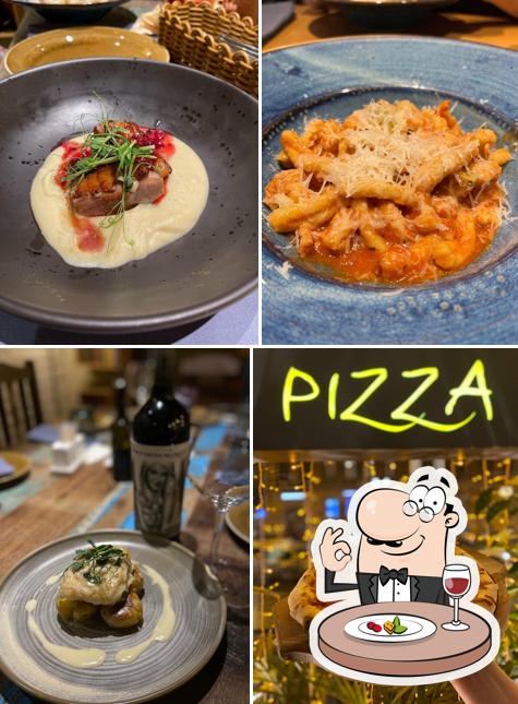 Еда в "Траттории Лимончелло"