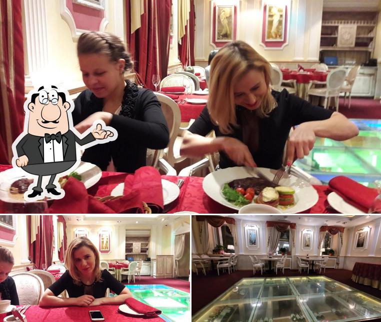 Посмотрите на внутренний интерьер "Деканте"