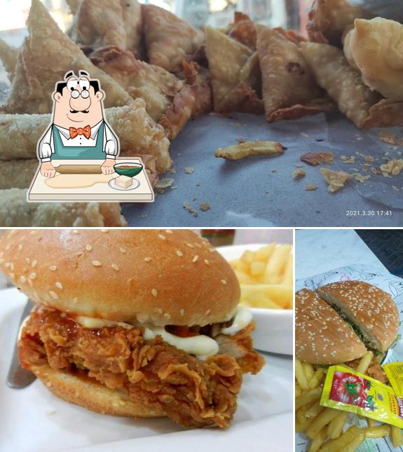 Billu g Grilled and shami burger