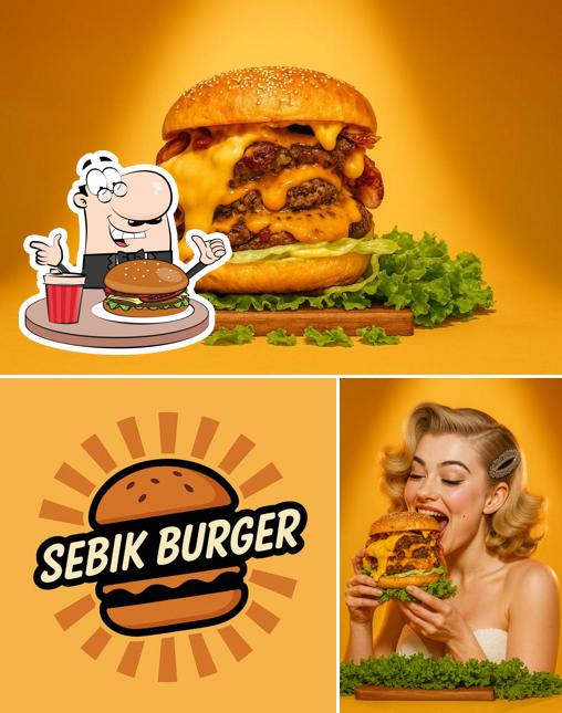 Sebik Burger Żory, smash burgery 100% wołowiny