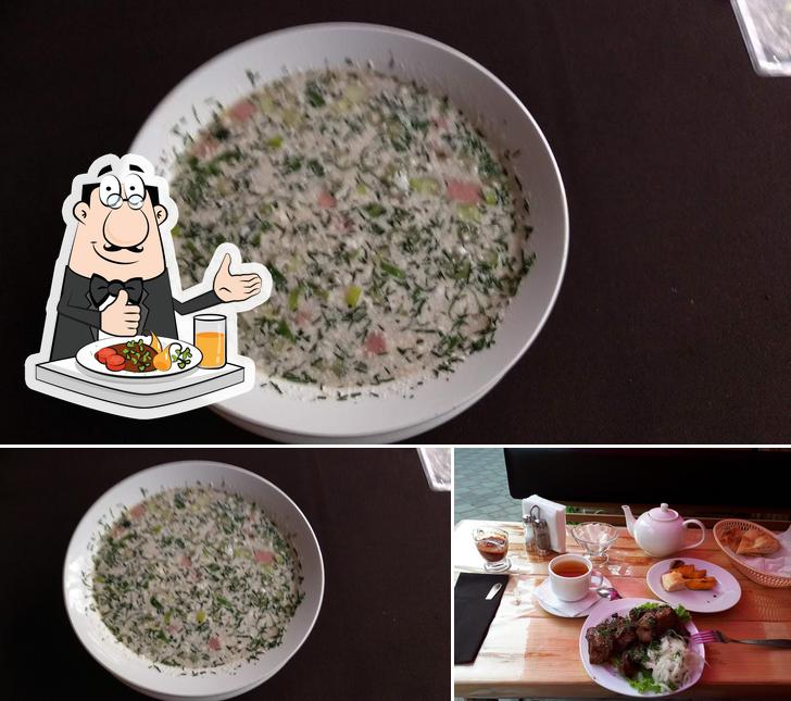 Еда и напитки - все это можно увидеть на этом изображении из Шашлычная Мангал