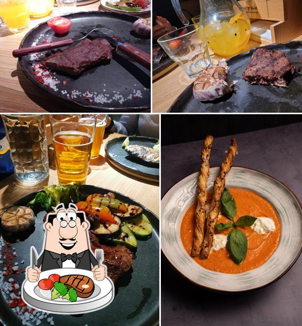 Стейк в "The Бык"