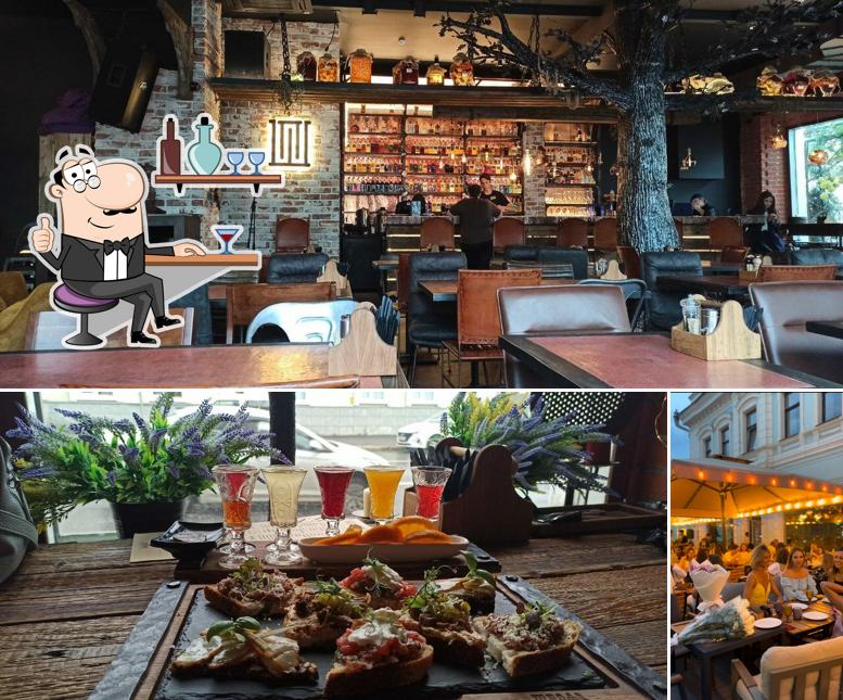 Посмотрите на внутренний интерьер "Петровский Штофъ"