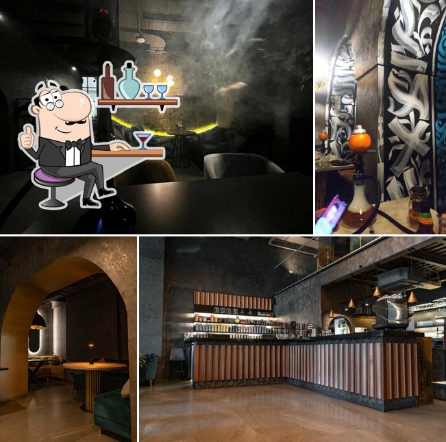 Посмотрите на внутренний интерьер "MOS lounge & bar"