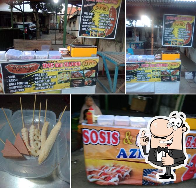 WSosis dan seafood bakar azmya