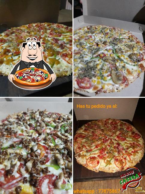 PIZZAS DELICIAS CASERAS