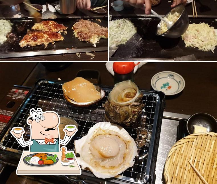 Let's make Okonomiyaki ! "Mitsue-chan" Hikone Station