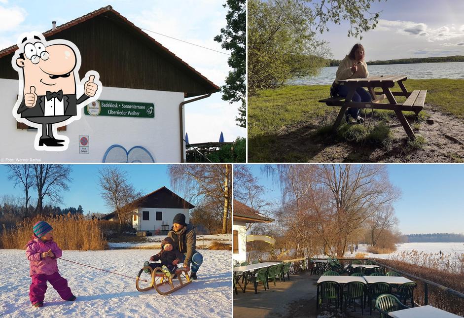 Sonnenterrasse am Oberrieder Weiher Witterungsbedingt geöffnet