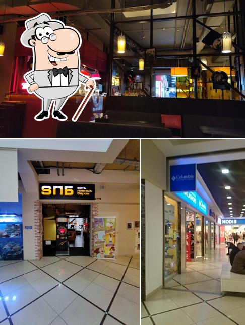 Посмотрите, как "SПб" выглядит снаружи