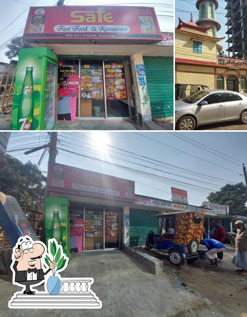 Safe fast food & restaurant