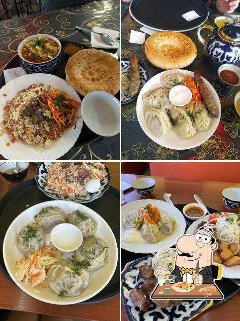 Сэндвич с рваной свининой в "Кафе узбекской кухни "Самарканд""