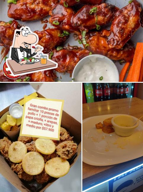 Wings and chicken