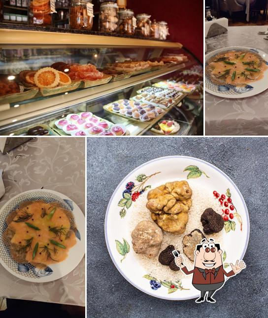 Еда в "Ресторане Палаццо Дукале"