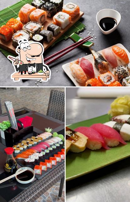 В "Kioto доставке пиццы суши" предлагают суши и роллы