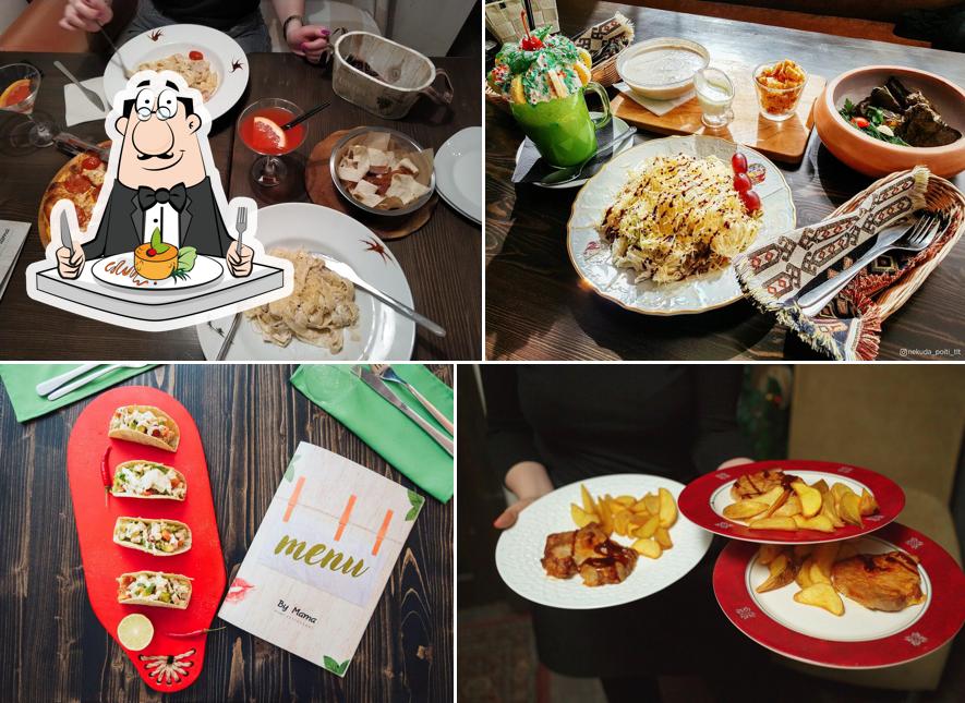 Блюда в "Семейном Ресторане By Mama"