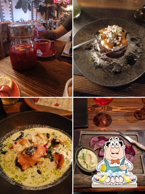 Устрицы в "Ресторации Царской Охоте"